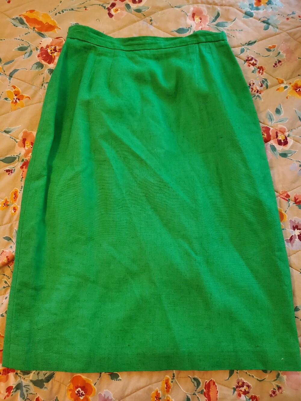 Vintage Worthington Emerald Green Pencil Skirt